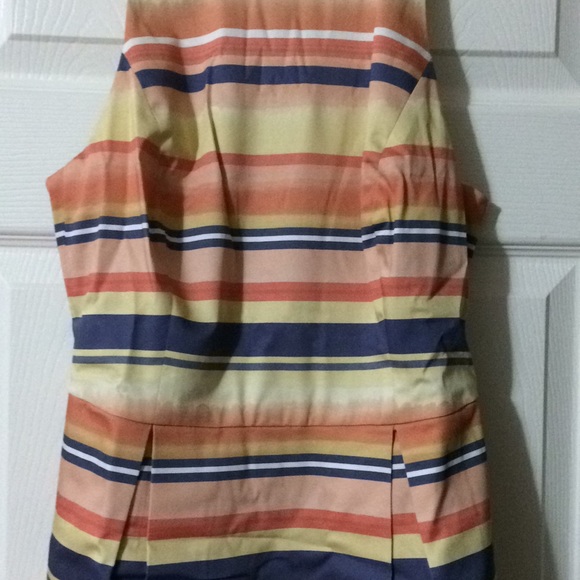 Paper Crown Pleated Cotton A-Line Dress - Picture 5 of 5